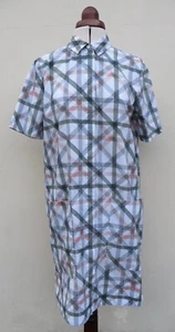 COS muted pastel cotton diagonal check shirt dress, Label EUR 40(approx.10) - Picture 1 of 14