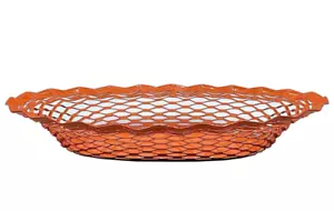 Roger Orfevre Edelstahl oval Servierbrot & Lebensmittelkorb, 12 x 9,5 Zoll - Bild 1 von 3