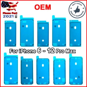 Screen Frame Seal Waterproof Adhesive For iPhone 12 11 Pro XS Max XR X 8 7 Plus - Picture 1 of 12