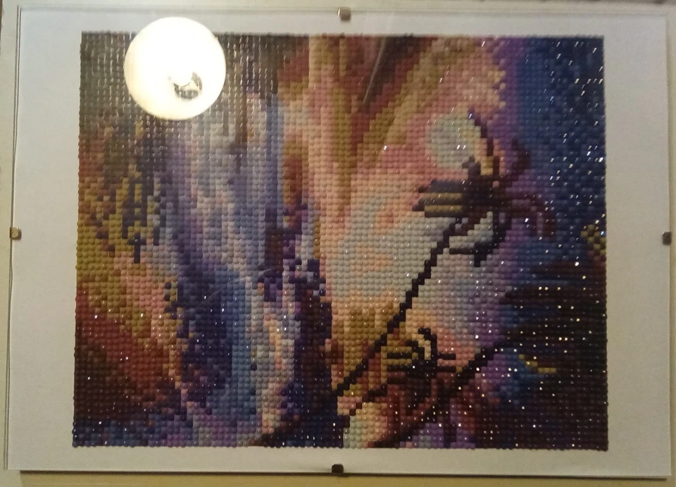 Завершено 5d алмаз живопись, другие производители, закат, A4, новый, в фоторамка. - Изображение 1 из 1