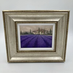 J Taylor Purple Field I signierter gerahmter Druck Artko Ltd 35x30cm Wandbild - Bild 1 von 15
