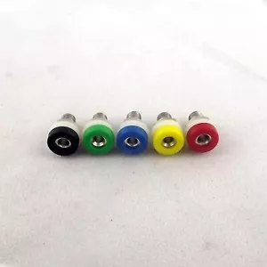 10x Banana Socket Jack For 2mm Mini Banana Plug Test Probe Binding Post 5 Colors - Bild 1 von 10