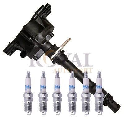 ACDelco Spark Plugs & Ignition Distributor for 96-05 Chevy GMC Pickup Truck 4.3L Foto 1 de 4