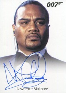 James Bond Archives 2017 Full Bleed Autograph Card Lawrence Makoare As Mr Kil