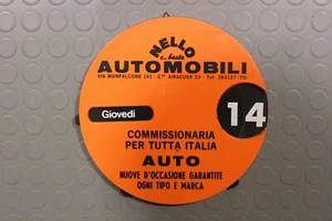 Ewiger Kalender Werbung Kommissar Auto Turin Auto '70 funktionsfähig - Bild 1 von 5