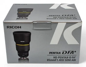 PENTAX HD PENTAX-D FA * 85mm F1.4 ED SDM AW STAR Lens K-Mount Camera RICOH - Picture 1 of 13