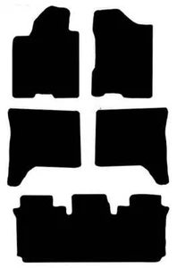 NISSAN ARMADA 2004-2010 CUSTOM FIT CARPET FLOOR MATS 3 COLORS AVAILABLE - Picture 1 of 3