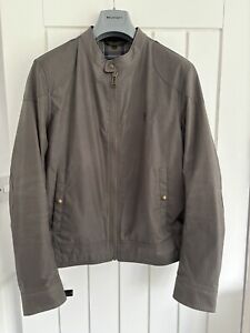 Belstaff Kelland Wax Cotton Mens Jacket Grey large UK 40
