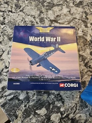 Corgi AA33005 - F4U-1D Corsair USS Bunker Hill - 1:72 Scale - Diecast Airplane  - Image 1 of 3