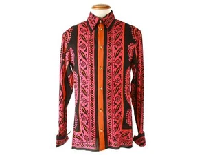 Authentic Gianni Versace printed Silk Shirt - Picture 1 of 10