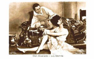 Lily Damita-Don Alvarado * Original Postcard Postcard * 2592a