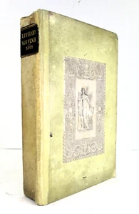 "The Literary Souvenir" Alaric A Watts 1828 Vellum Hardcover Poetry Illustrated - Picture 1 of 7