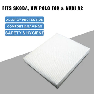 6Q0820367 Pollen / Cabin Filter - Various Seat, Skoda, VW Polo Fox & Audi A2 Foto 1 de 4