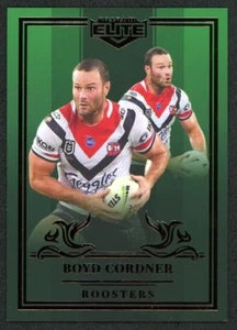 2019 Sydney Roosters NRL Premiers Mojo Emerald Card - Boyd Cordner - #3/10 - Picture 1 of 3