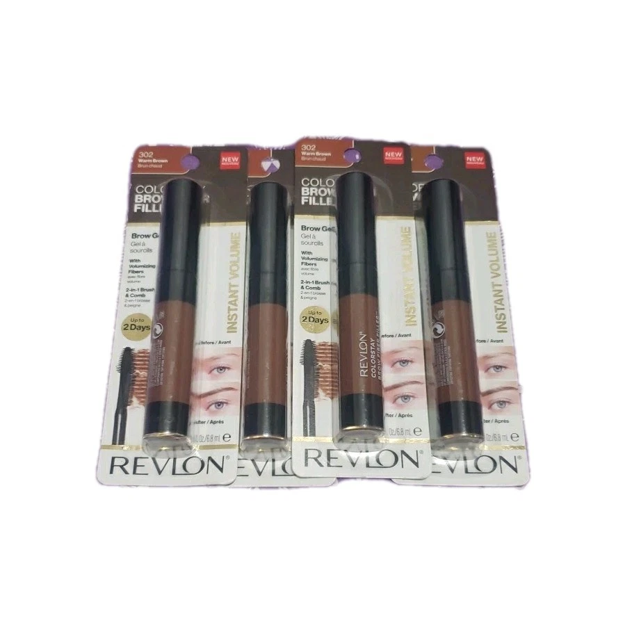Color Stay Brow Fiber Mascara 4 Revlon 302 Warm Brown - Image 1 of 1