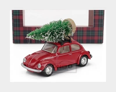 1:43 NOREV Volkswagen Beetle Kafer Maggiolino Christmas 1973 Red NV841006 - Immagine 1 di 2