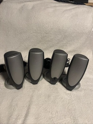 Altec Lansing ADA745 5.1 Channel Computer Speaker Sound System **NO SUBWOOFER** - Image 1 of 4