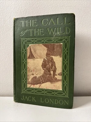 Jack London - THE CALL OF THE WILD ~ Vintage January 1906 Grosset Dunlap Edition Foto 1 de 4