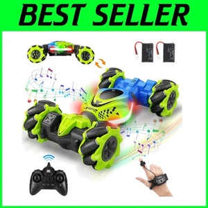Rechargeable Gesture Sensing 4WD Stunt Car with Lights for Boys & Girls 6-12 - Picture 1 of 11