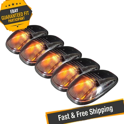 Kit de luces LED de techo de cabina con lente ahumada Recon 264145BK para Dodge Ram 1999-2002 Foto 1 de 4