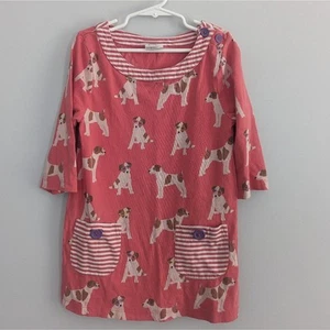 Mädchen Mini Boden Hund Lachs Kleid 7-8 Play - Bild 1 von 5