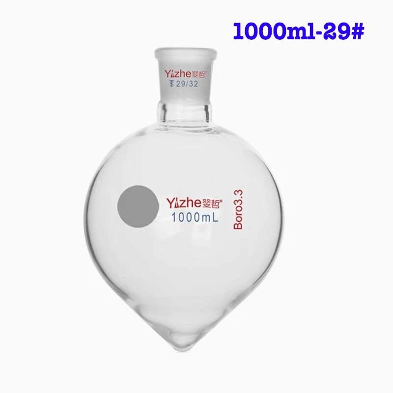 Pear Shape Evaporating Flask 1000ml 29# Boiling Flasks School Teaching Use - Image 1 of 1