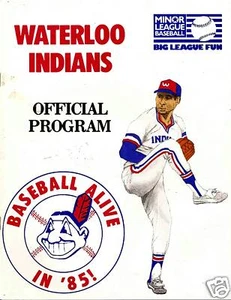 Quad City at Waterloo Midwest Pro League 1985 programa - Imagen 1 de 1