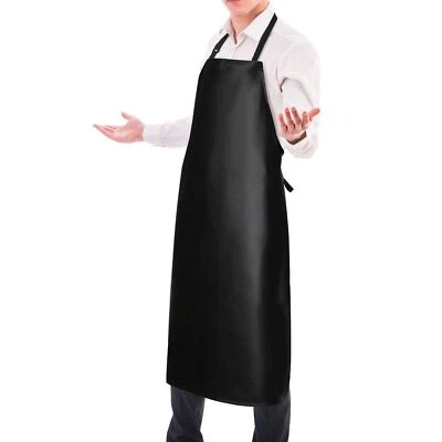Waterproof Rubber Vinyl Apron 40 Heavy Duty for Chemical Work and Dishwashing - Image 1 of 4