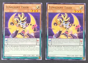 Yugioh TCG - 2x Lunalight Tiger - SHVI-EN013 - 1ª Ed. Shining Victories casi nuevo 2016 - Imagen 1 de 6
