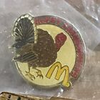 vintage McDonald’s happy Thanksgiving lapel hat pin pinback new rare