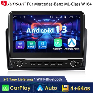 Radio Coche Para Benz Clase ML/GL W164 X164 Carplay Android 13 GPS SWC 8 Núcleos 64G - Imagen 1 de 15