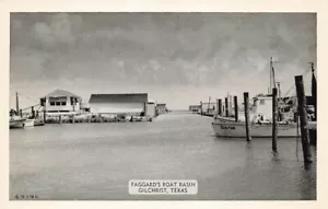 TX-Gilchrist, Texas-View of Faggard's Boat Basin c1950's - Picture 1 of 2