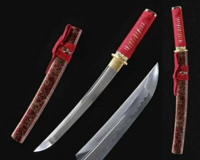Острый как бритва японский меч самурай катана глина закаленная сталь лезвие ниндзя танто - Изображение 1 из 4