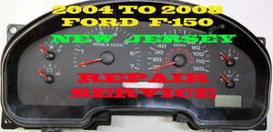 2004 TO 2008 FORD F150 SPEEDOMETER INSTRUMENT CLUSTER REPAIR SERVICE - Picture 1 of 2
