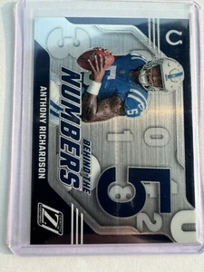 2023 Panini Zenith Anthony Richardson #2 Behind the Numbers Colts - Picture 1 of 4