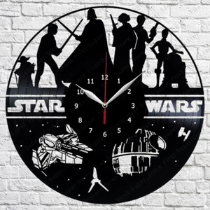 Star Wars Jedi Darth Vader Vinyl Record Wall Clock Art Home Decor 12" 30cm 463 - Picture 1 of 11