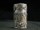 Excellent Chinese Silver Hand Made *Dragon & Phoenix* Tobacco Box II035