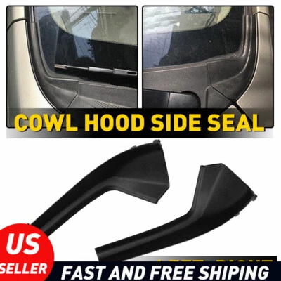 2X Cubierta de capó limpiaparabrisas delantero para izquierda derecha Nissan Versa 2007-2011 sedán Foto 1 de 4