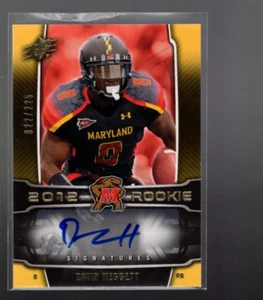 B4966- 2012 SPx #113 Davin Meggett Auto /225 - NM-MT - Picture 1 of 2