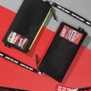 BTS Official Authentic Goods MD MIC Drop Cable Patch Pouch + Traking Number - Picture 1 of 6