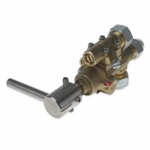 ** GENUINE ** PEL 22/S TYPE CHINESE WOK GAS BURNER CONTROL VALVE C/W HANDLE - Picture 1 of 4