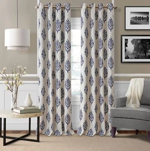 Elrene Home Fashions Navara Medallion Room-Darkening Window Curtain, Single P... - Picture 1 of 7