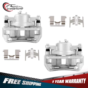 1 Set Front Brake Calipers + Bracket For 1991-2001 Honda CR-V Accord Isuzu Acura - Picture 1 of 13