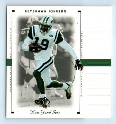 1999 SP Authentic Keyshawn Johnson New York Jets #59 - Image 1 of 2