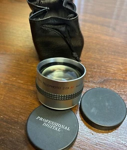 Vintage Titanium Optics Compact Video Telephoto 2.0X AF Camera Lens - Picture 1 of 5