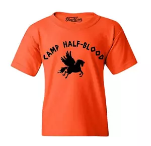 Camp Half Blood Youth's T-Shirt Long Island Sound Camp Jupiter Mythology Tees - Picture 1 of 3