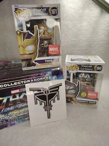 Funko Marvel Thor Love And Thunder Collector Corps Box 2 solo funkos e adesivi - Foto 1 di 12