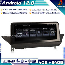 Produktbild - 10.25" 64GB IPS Android 12 Autoradio GPS DAB+CarPlay BT5.0 DSP 4G für BMW X1 E84
