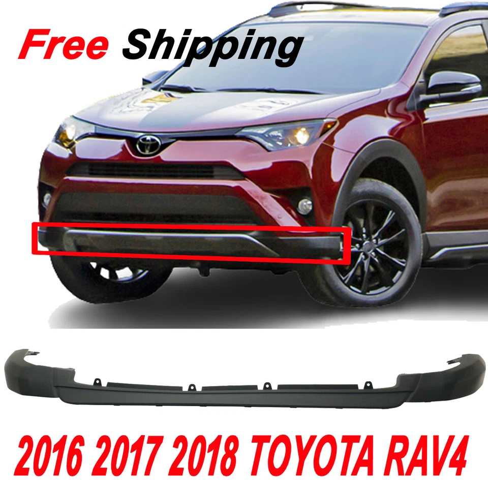 For 2016 2017 18 TOYOTA RAV4 Front New Air Dam Deflector Lower Valance TO1095207 - Imagem 1 de 4