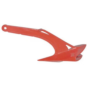 Cooper Anchors 230g Red Nylon Plough Type Anchor Suits 3mm or 3/16" Chain Cord - Picture 1 of 1